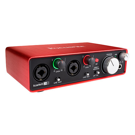 השכרת כרטיס קול Focusrite Scarlett 2i2